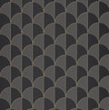 Mariette Noir Maison Simeon Wallpaper by Caselio