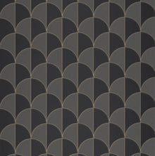 107419043 Mariette Noir Wallpaper by Caselio