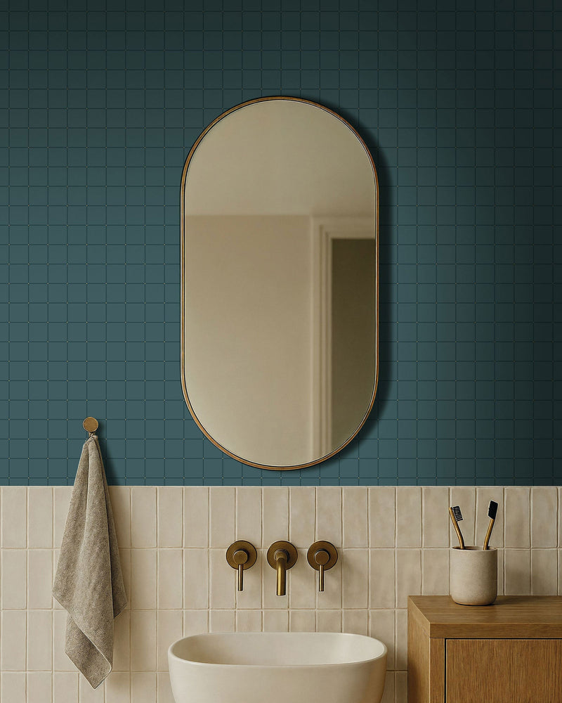 107426379 Alphonse Bleu De Minuit Wallpaper by Caselio