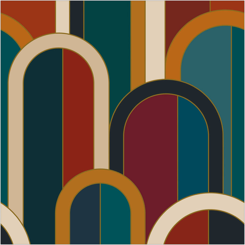 107446106 Barthelemy Multicouleurs Mural by Caselio