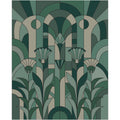 Eugenie Large Vert Maison Simeon Mural by Caselio