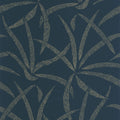 Filara Bleu Paon Dore Blue Shades Wallpaper by Caselio