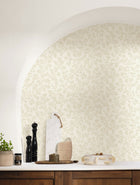 BLS107471000 Floria Beige Dore Wallpaper by Caselio