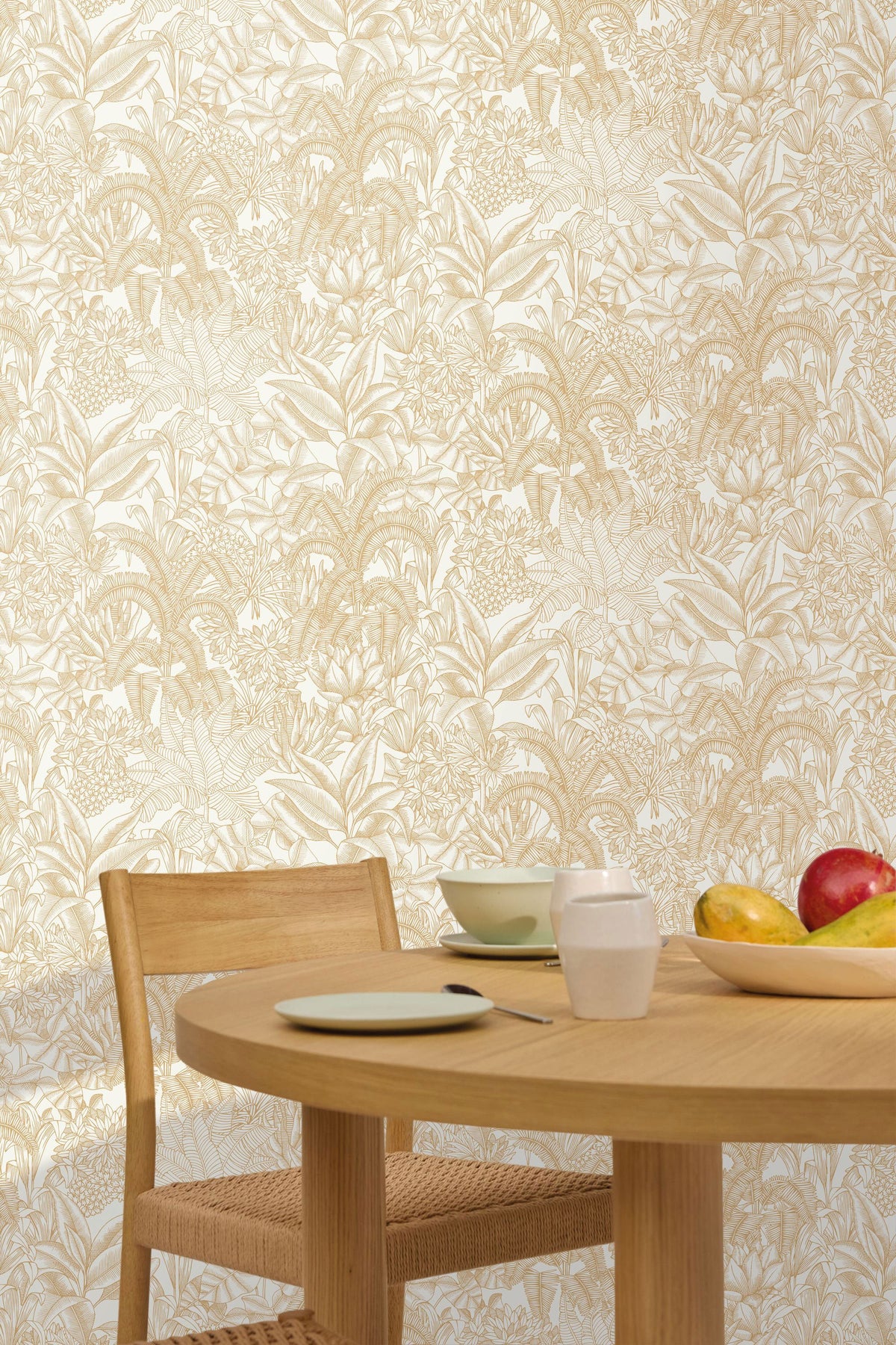 Palmaris Savane Blue Shades Wallpaper by Caselio
