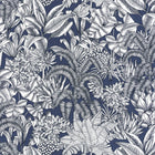 BLS107486160 Palmaris Bleu Nuit Wallpaper by Caselio