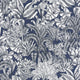 Palmaris Bleu Nuit Blue Shades Wallpaper by Caselio