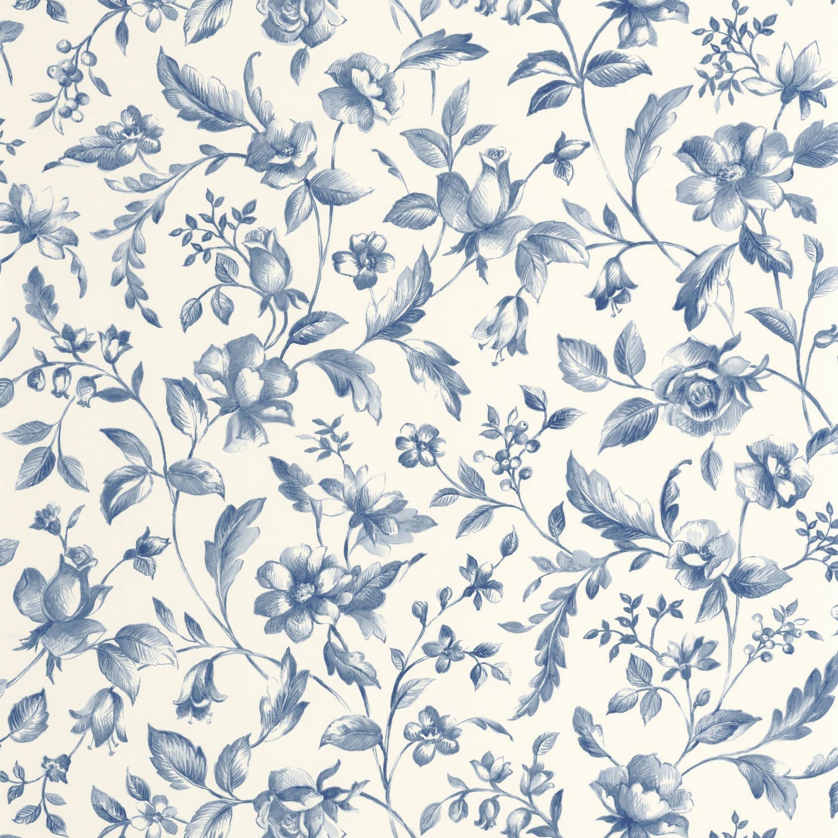 BLS107506110 Pastelia Bleu Porcelaine Wallpaper by Caselio