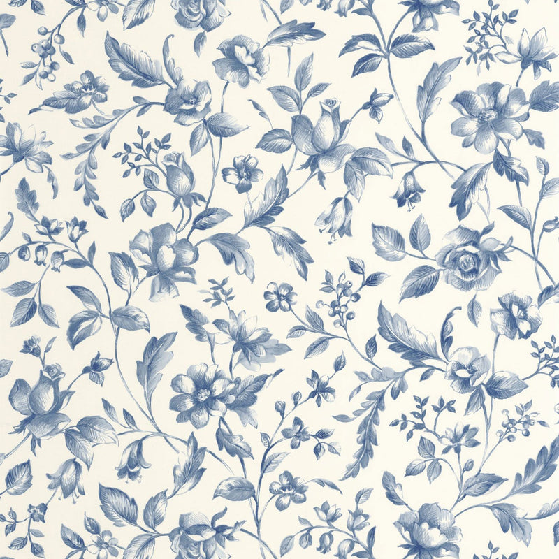 BLS107506110 Pastelia Bleu Porcelaine Wallpaper by Caselio