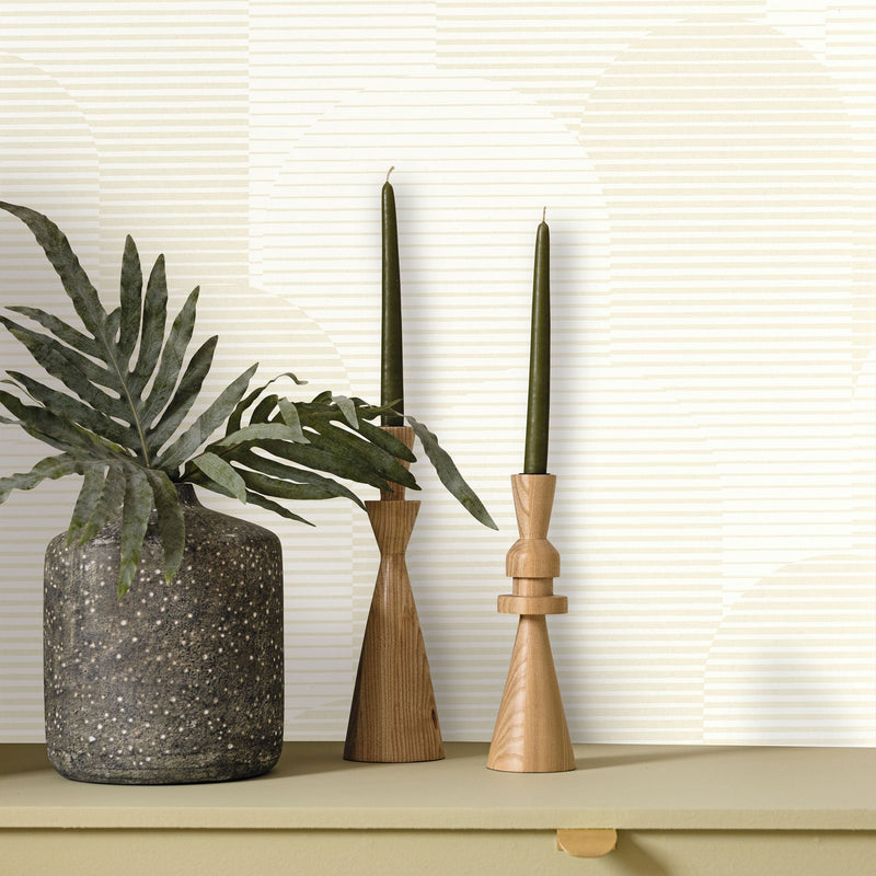 BLS107511000 Arcea Beige Wallpaper by Caselio