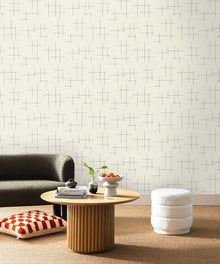 BLS107526019 Elina Bleu Nuit Wallpaper by Caselio
