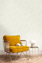 BLS107550000 Caluna Blanc Irise Wallpaper by Caselio