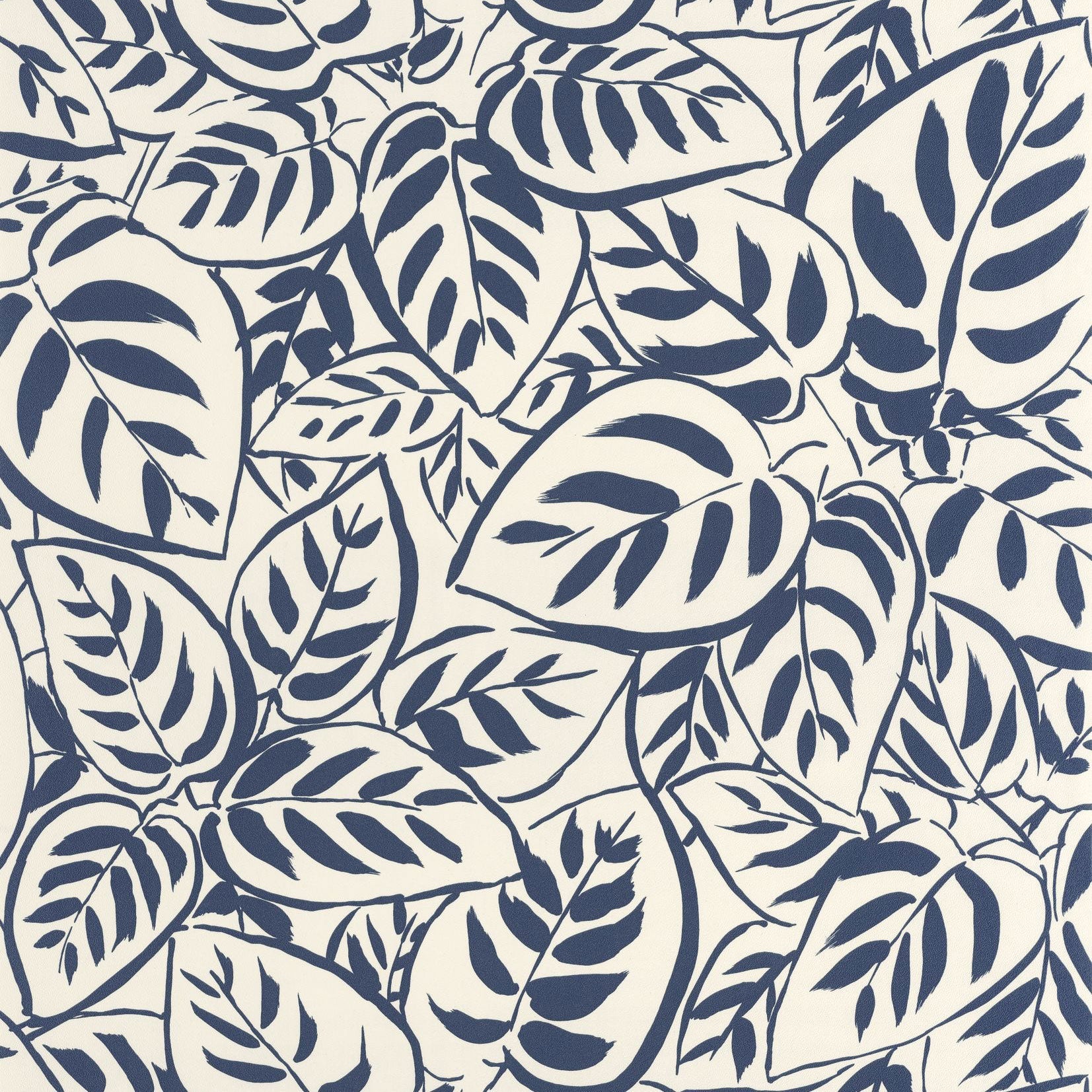 BLS107556012 Caluna Bleu Nuit Wallpaper by Caselio