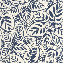 BLS107556012 Caluna Bleu Nuit Wallpaper by Caselio