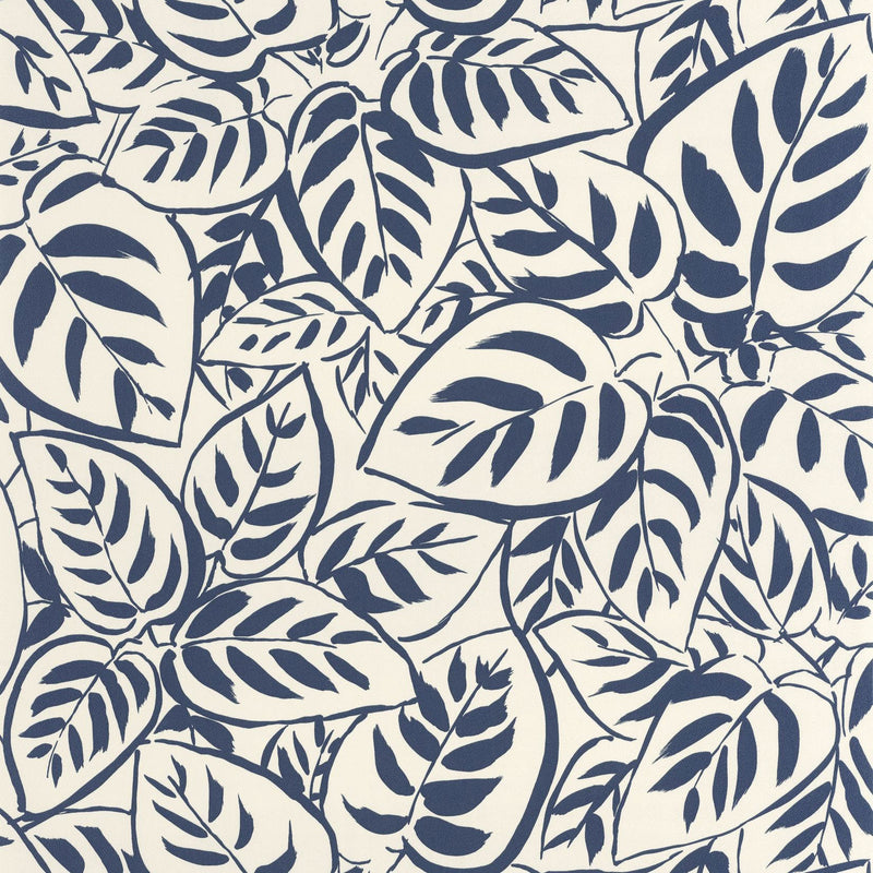 BLS107556012 Caluna Bleu Nuit Wallpaper by Caselio