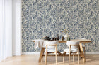 BLS107556012 Caluna Bleu Nuit Wallpaper by Caselio