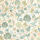 Magic Forest Blanc Vert Happy Kids Club Wallpaper by Caselio
