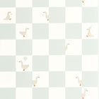 Goose Bleu Clair Happy Kids Club Wallpaper by Caselio