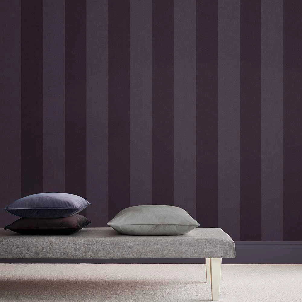 107593 Heritage Stripe Oblique Wallpaper by Graham and Brown