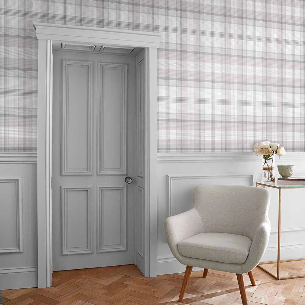 107594 Heritage Plaid Oblique Wallpaper by Graham and Brown