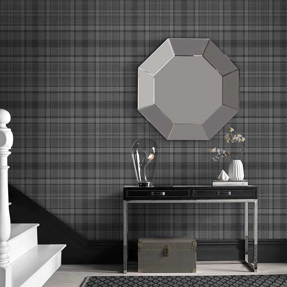 107596 Heritage Plaid Oblique Wallpaper by Graham and Brown