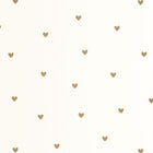 Sweet Hearts Blanc Or Happy Kids Club Wallpaper by Caselio