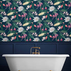107601 Paradise Midnight Explorer Wallpaper by Graham and Brown