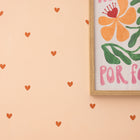 Sweet Hearts Rouge Rose Happy Kids Club Wallpaper by Caselio