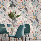 107604 Perch Blush Hybrid Wallpaper by Graham and Brown