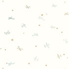 Funny Planes Blanc Bleu Happy Kids Club Wallpaper by Caselio