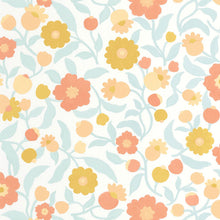 Capucine Bleu Happy Kids Club Wallpaper by Caselio