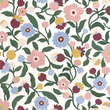 Capucine Violet Happy Kids Club Wallpaper by Caselio