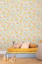 Capucine Vert Happy Kids Club Wallpaper by Caselio