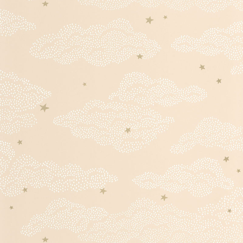 Little Sky Vieux Rose Happy Kids Club Wallpaper by Caselio