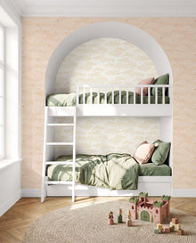 Little Sky Vieux Rose Happy Kids Club Wallpaper by Caselio