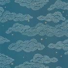 Little Sky Bleu Nuit Happy Kids Club Wallpaper by Caselio