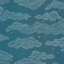 Little Sky Bleu Nuit Happy Kids Club Wallpaper by Caselio