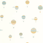 Balloon Adventure Multicouleurs Happy Kids Club Wallpaper by Caselio