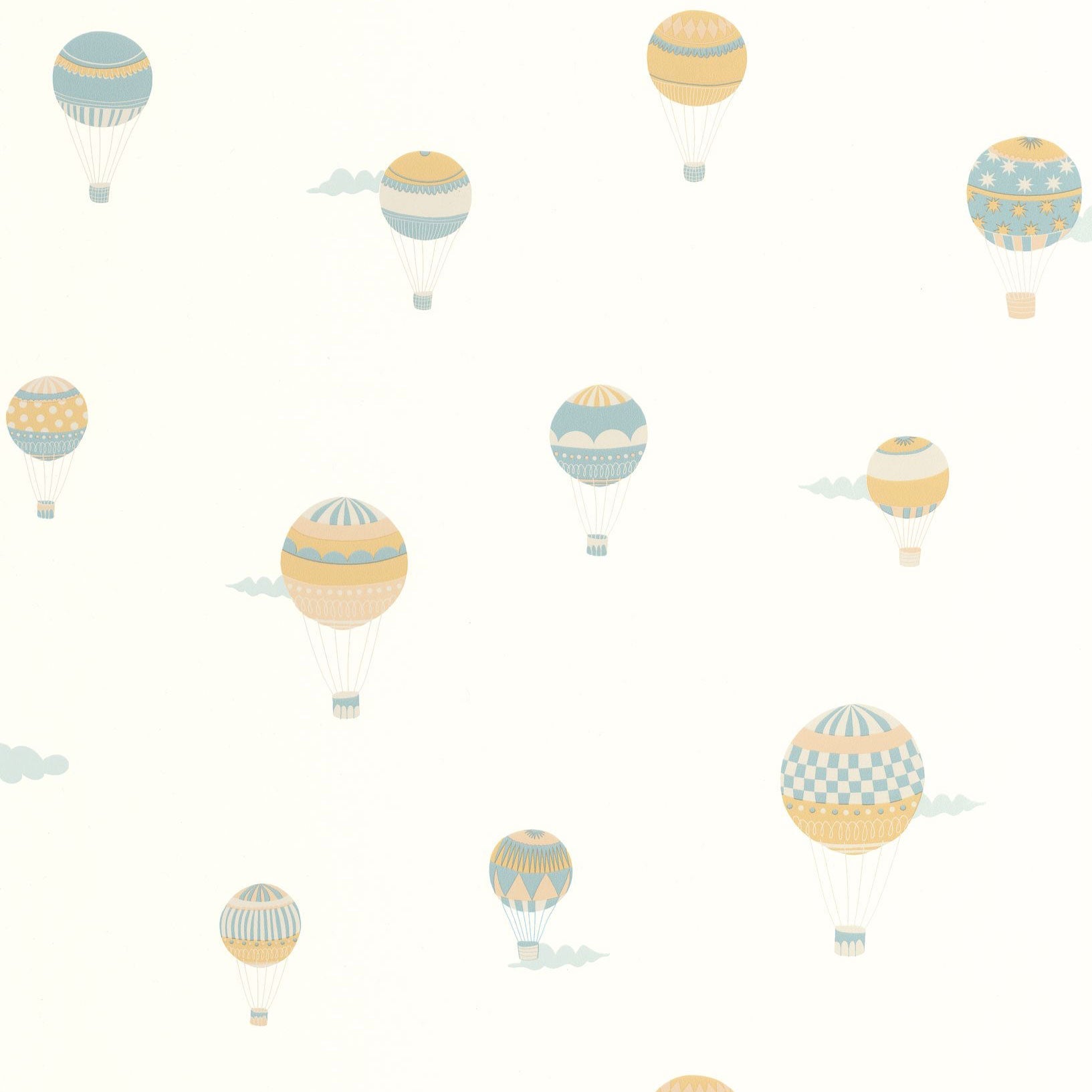 Balloon Adventure Multicouleurs Happy Kids Club Wallpaper by Caselio