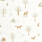 Scouty Vert D'Eau Happy Kids Club Wallpaper by Caselio