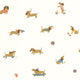 Teckel Rouge Bleu Happy Kids Club Wallpaper by Caselio