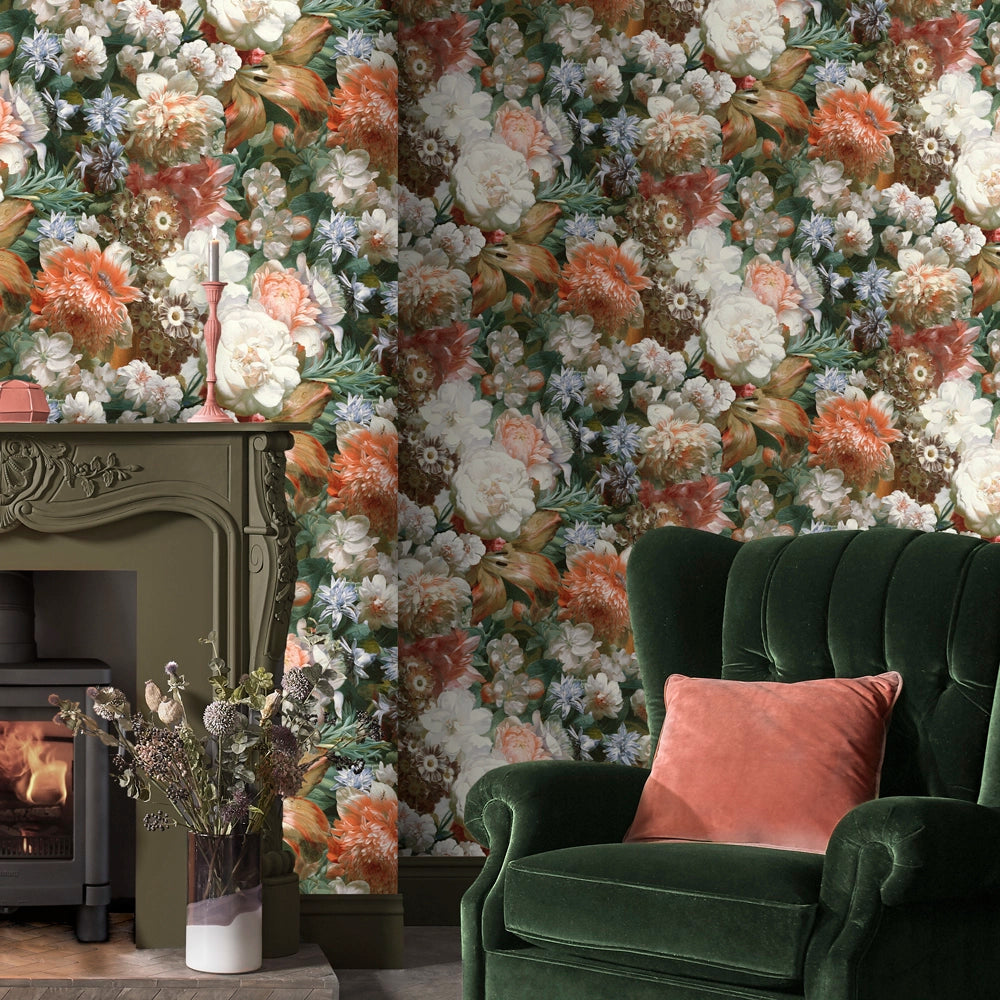 107870 Bouquet Curiosity Wallpaper by Graham and Brown