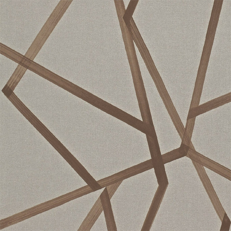 110885 Sumi Hessian Copper Momentum 3 Wallpaper by Harlequin