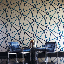 110887 Sumi Linen and Indigo Colour Wallpaper by Harlequin