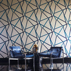 110887 Sumi Linen and Indigo Momentum 3 Wallpaper by Harlequin