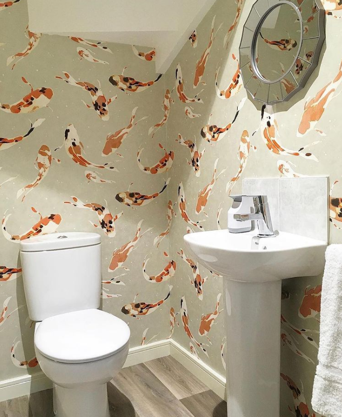 110903 Koi Momentum 3 Wallpaper by Harlequin