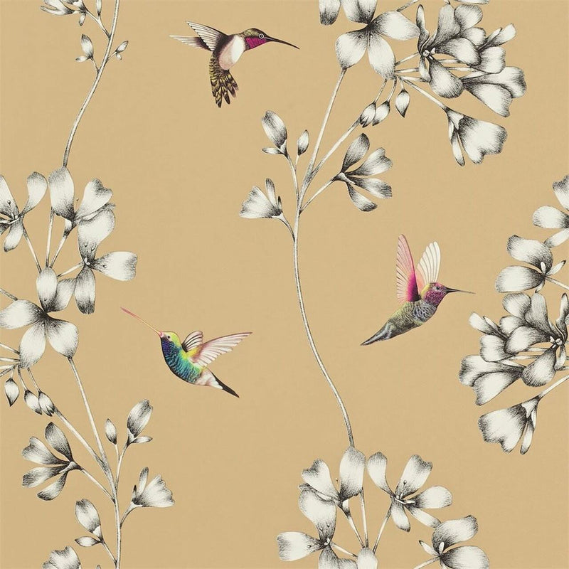 Amazilia Idyllic Bronze Wallpaper by Harlequin