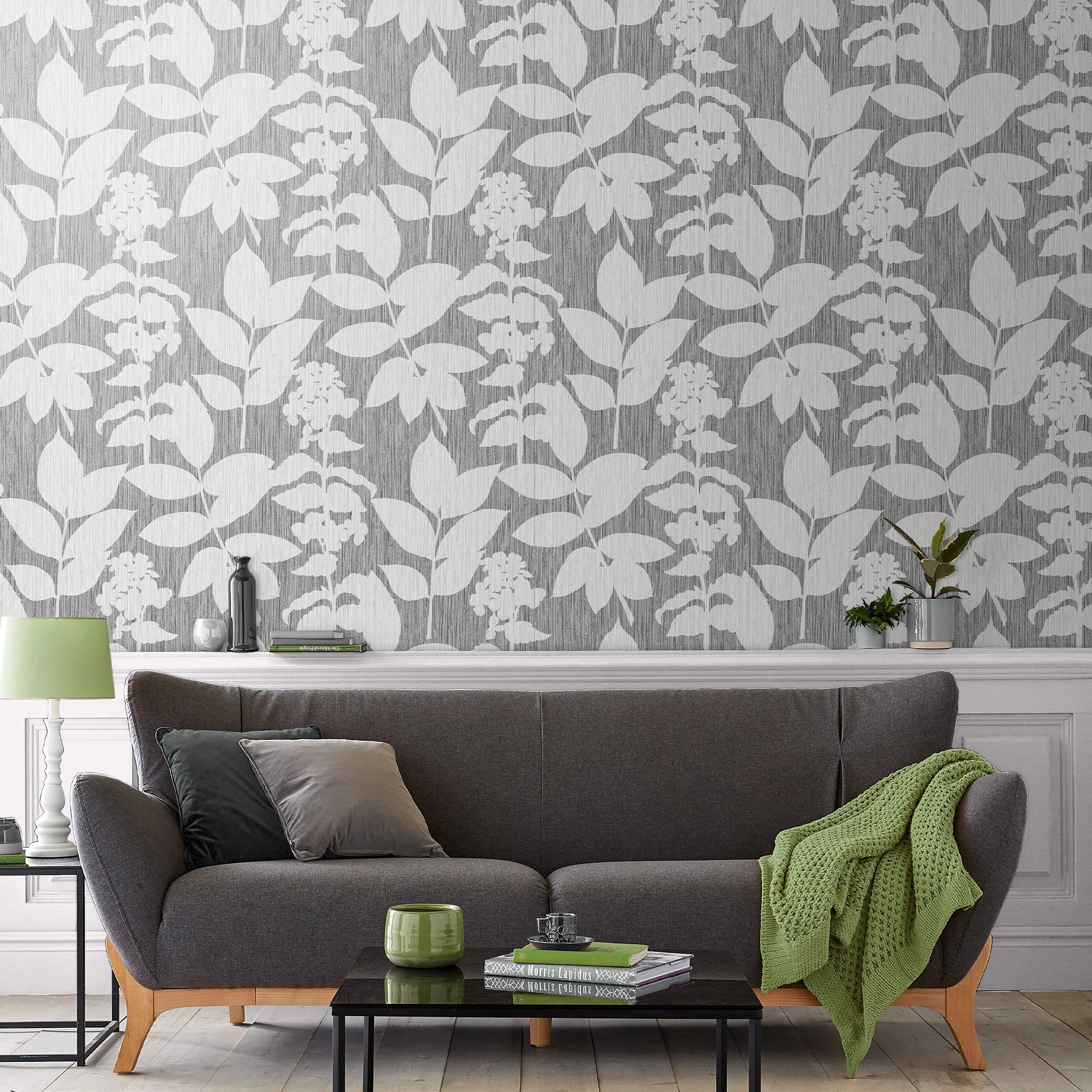111724 Aspen Grey Explorer Wallpaper by Graham and Brown