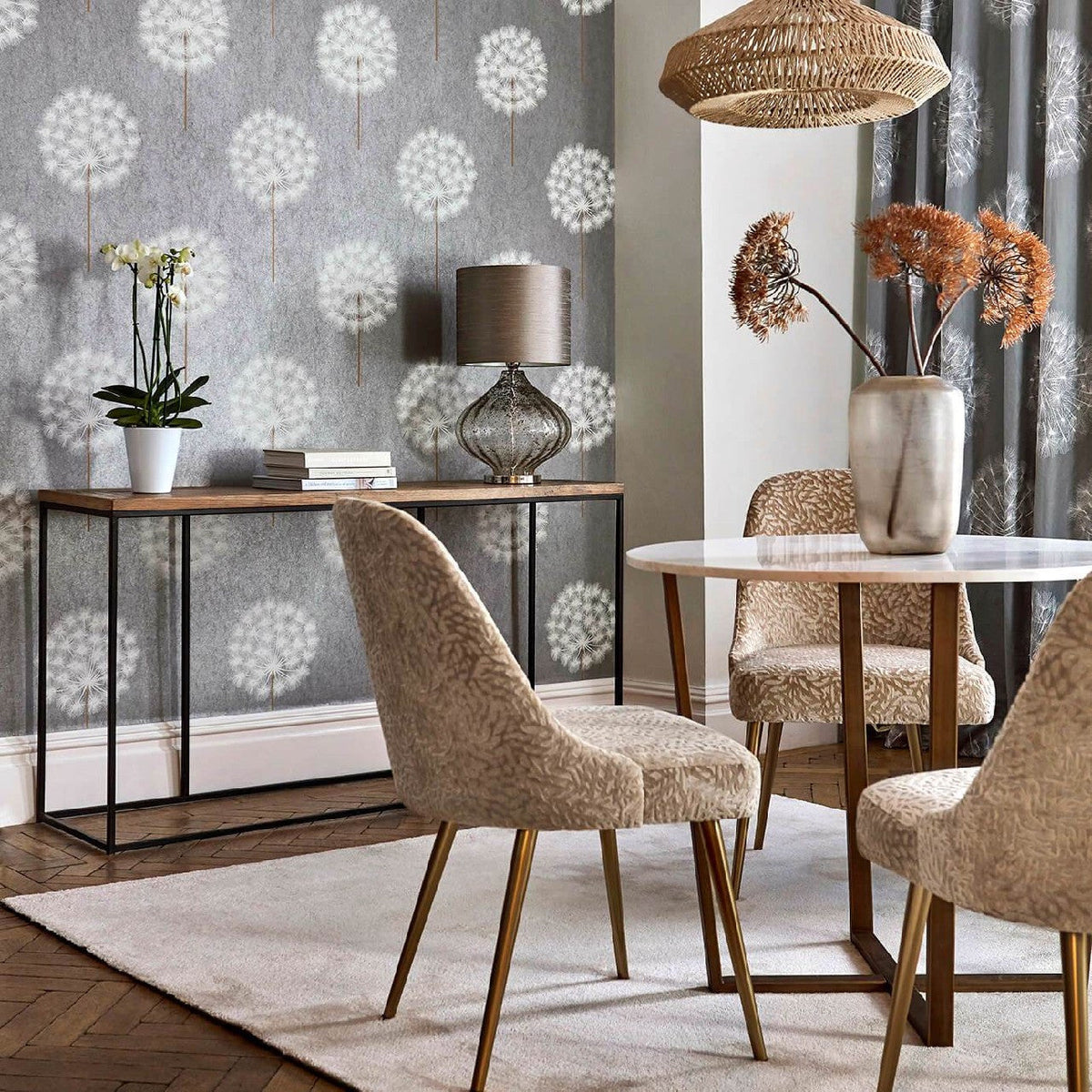 Amity Purity Linen and Chalk Wallpaper by Harlequin
