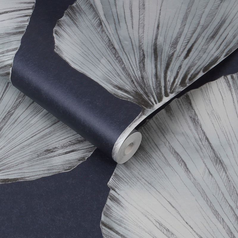 112195 Palm Fan Explorer Wallpaper by Graham and Brown