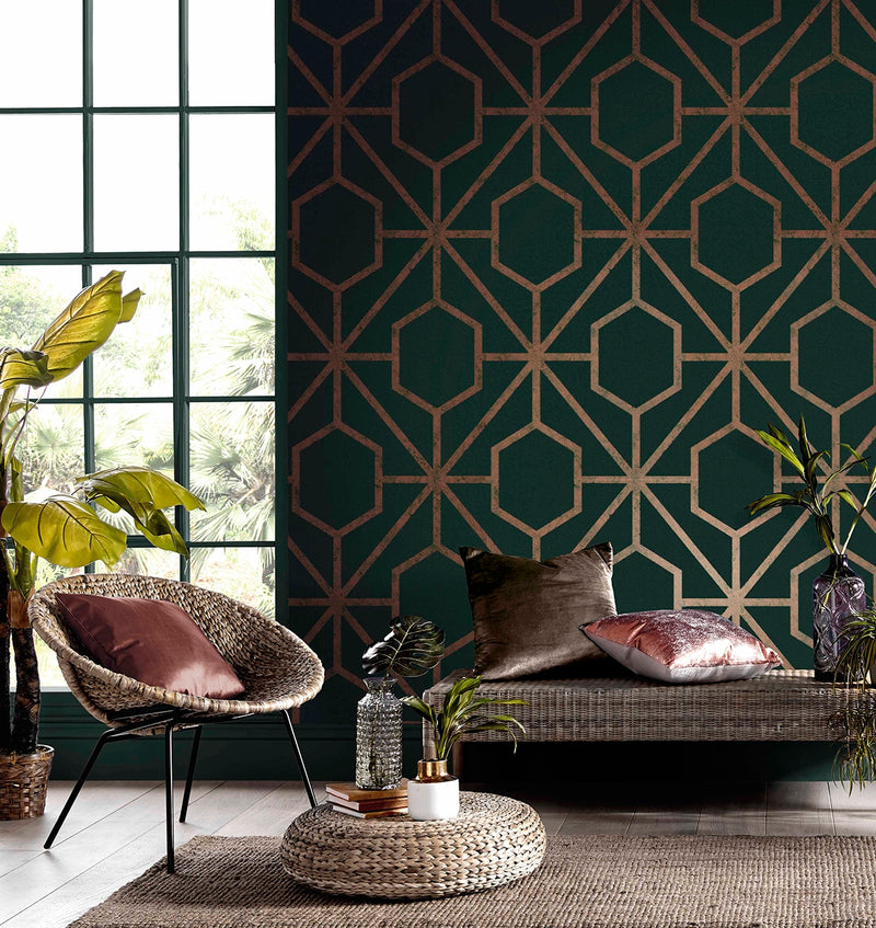 112198 Rinku Imperial Wallpaper by Graham and Brown